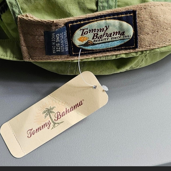 Tommy Bahama Green and Tan Cap with Logo Patch - Picture 4 of 9